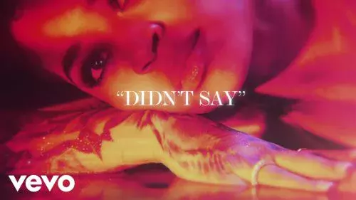 Didn’t Say (That Made it So Clear To Me) by Ella Mai 