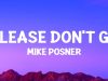 Mike Posner – Please Don'T Go